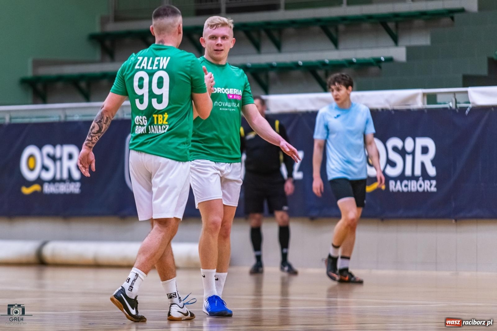 Zdjęcie w galerii na portalu naszraciborz.pl: HLPN. Sobota z futsalem w hali OSiR [FOTO] wiadomości z regionu