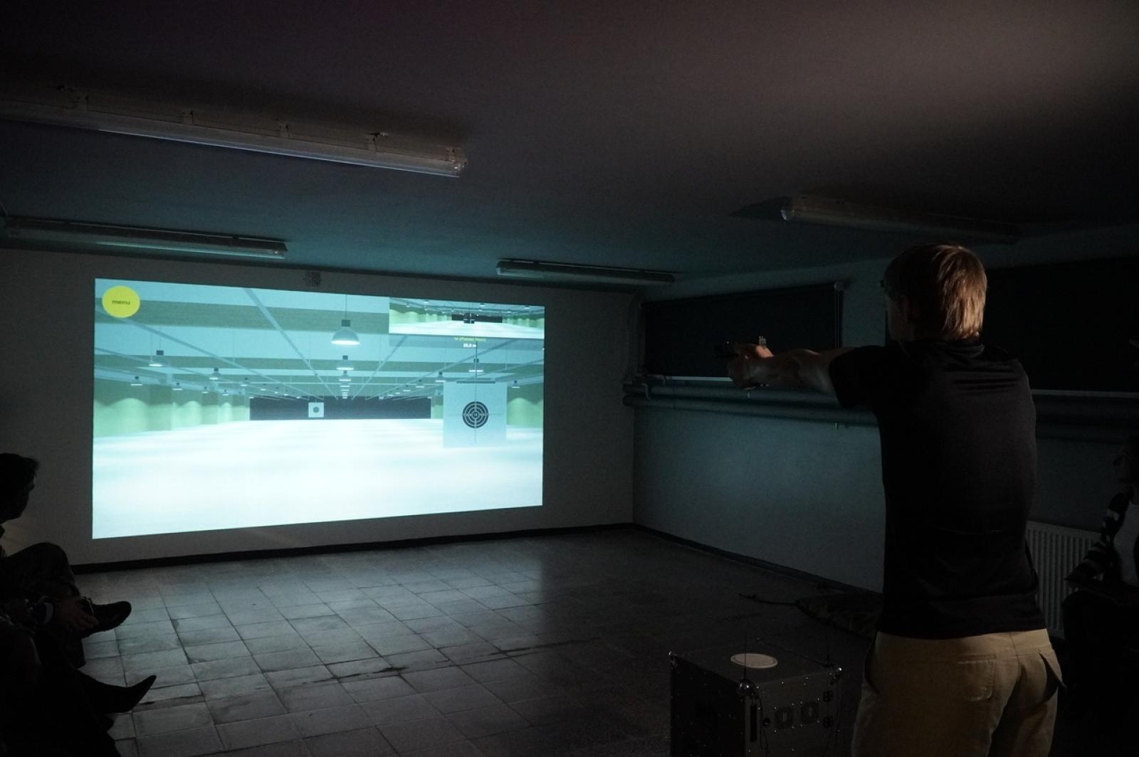 Zdjęcie w galerii na portalu naszraciborz.pl: Pierwsza wirtualna strzelnica w Raciborzu oficjalnie otwarta wiadomości z regionu