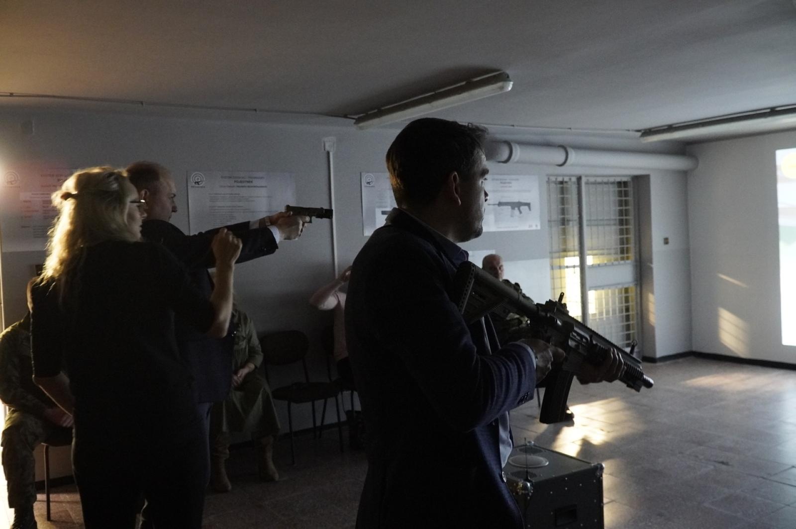 Zdjęcie w galerii na portalu naszraciborz.pl: Pierwsza wirtualna strzelnica w Raciborzu oficjalnie otwarta wiadomości z regionu