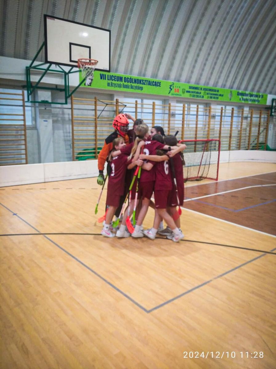 Zdjęcie w galerii na portalu naszraciborz.pl: Wojewódzkie Mistrzostwa Śląska Igrzysk Dzieci w Unihokeju Dziewcząt. Triumf Tworkowa wiadomości z regionu