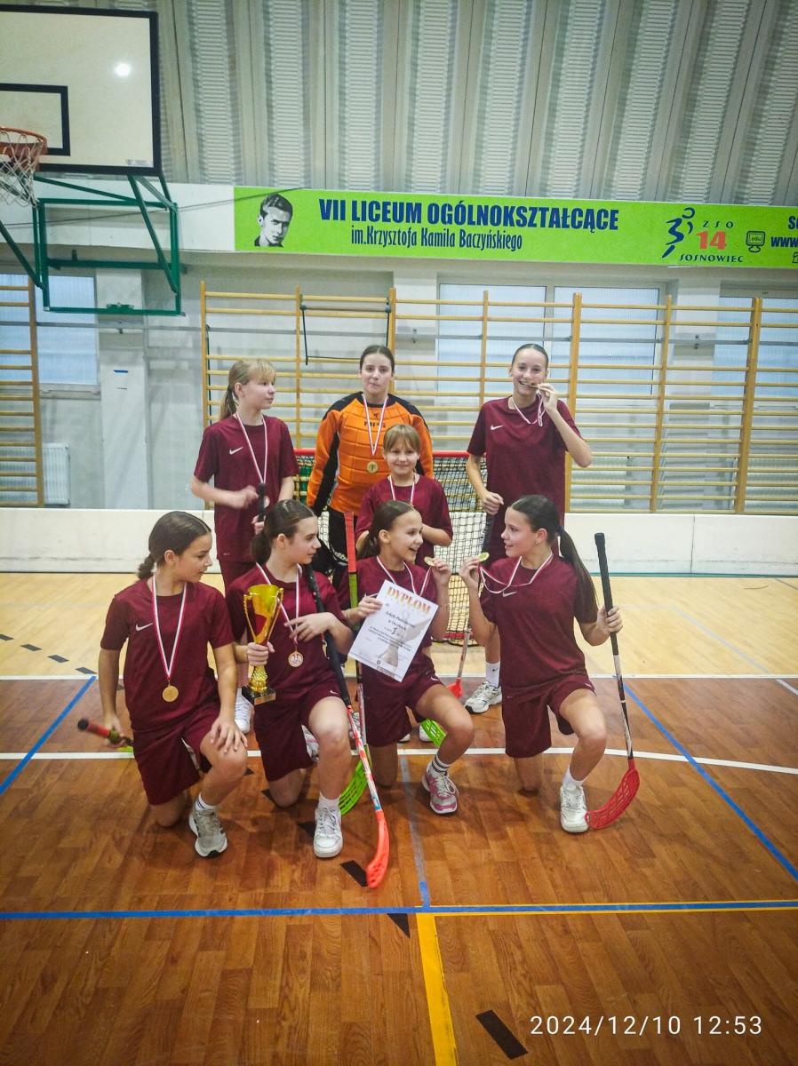 Zdjęcie w galerii na portalu naszraciborz.pl: Wojewódzkie Mistrzostwa Śląska Igrzysk Dzieci w Unihokeju Dziewcząt. Triumf Tworkowa wiadomości z regionu