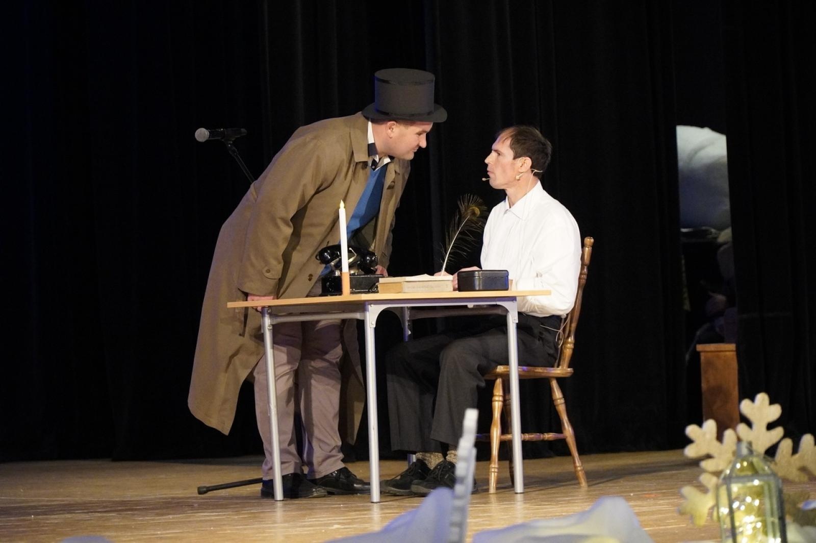 Zdjęcie w galerii na portalu naszraciborz.pl: Opowieść Wigilijna w wykonaniu uczestników WTZ Racibórz [FOTO i WIDEO] wiadomości z regionu