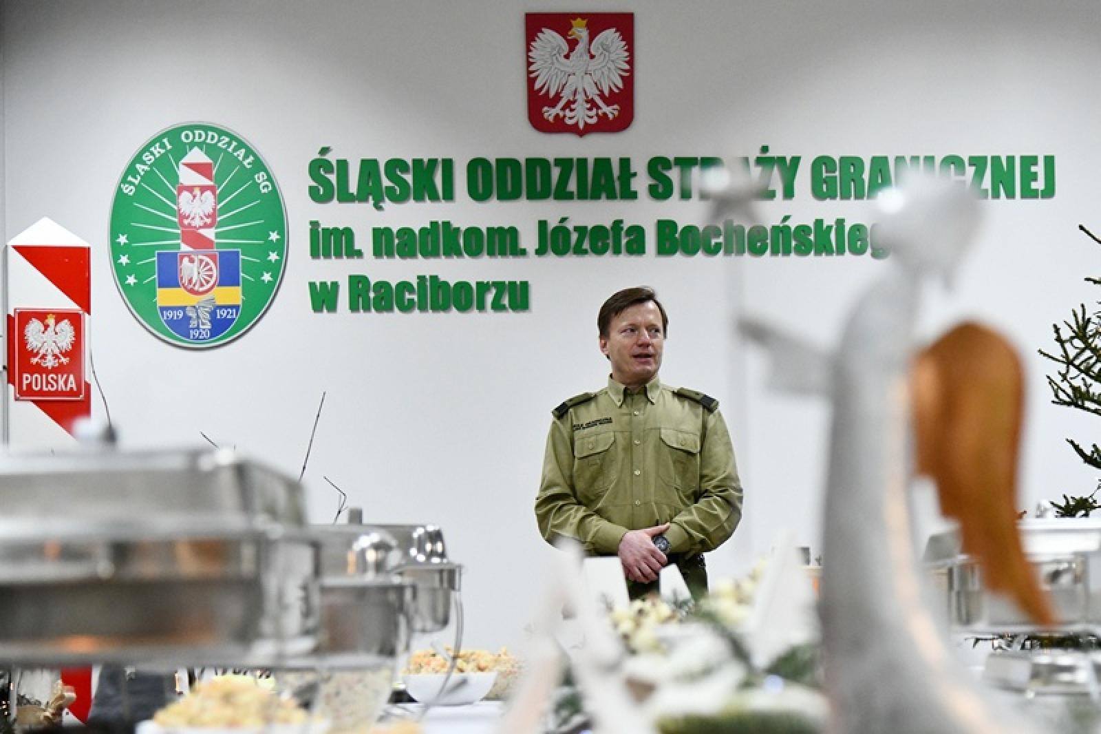 Zdjęcie w galerii na portalu naszraciborz.pl: Świąteczne spotkania opłatkowe w Śląskim Oddziale Straży Granicznej wiadomości z regionu