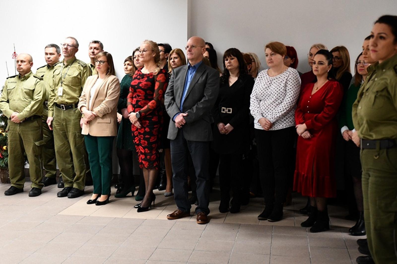 Zdjęcie w galerii na portalu naszraciborz.pl: Świąteczne spotkania opłatkowe w Śląskim Oddziale Straży Granicznej wiadomości z regionu