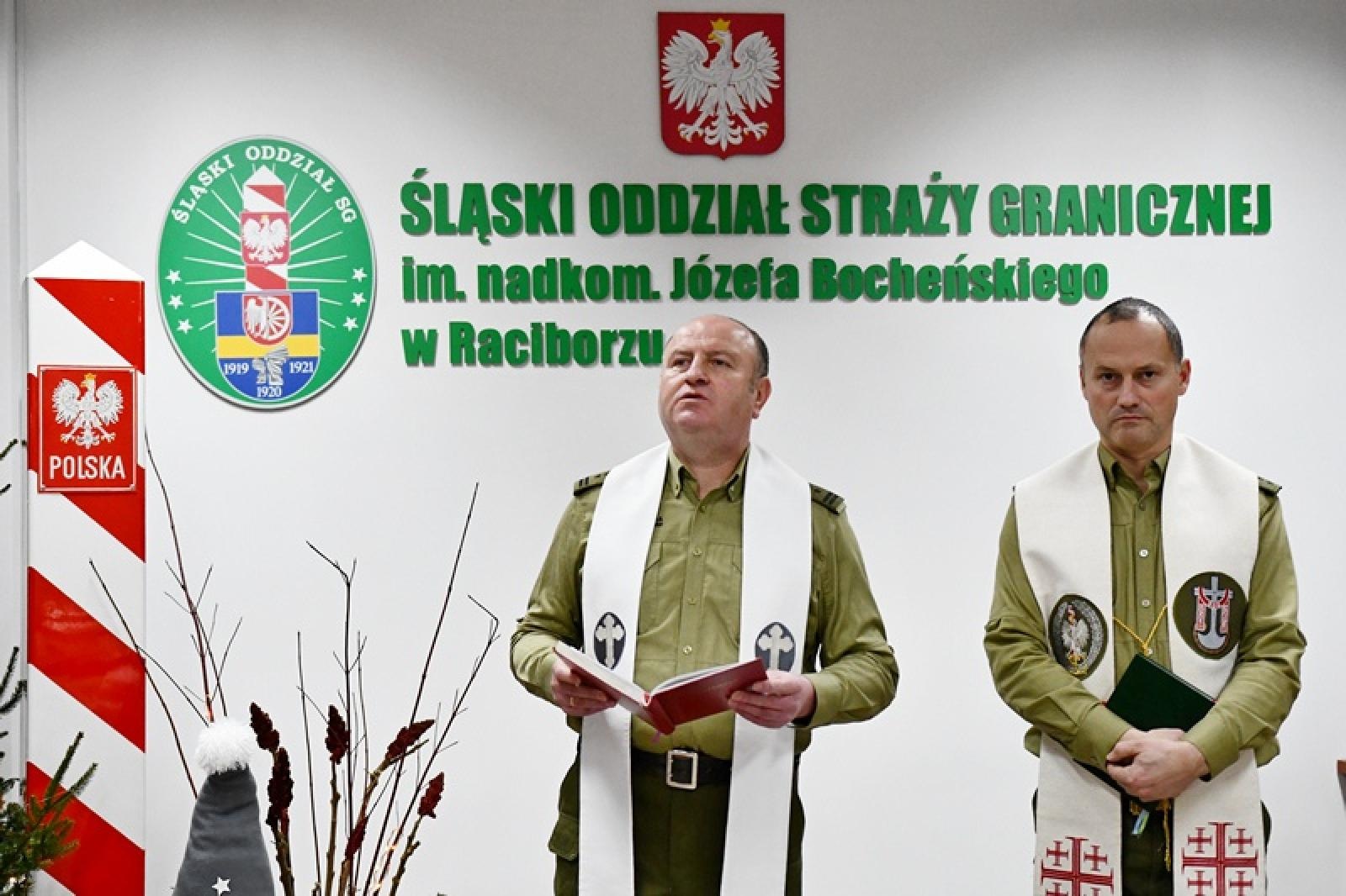 Zdjęcie w galerii na portalu naszraciborz.pl: Świąteczne spotkania opłatkowe w Śląskim Oddziale Straży Granicznej wiadomości z regionu