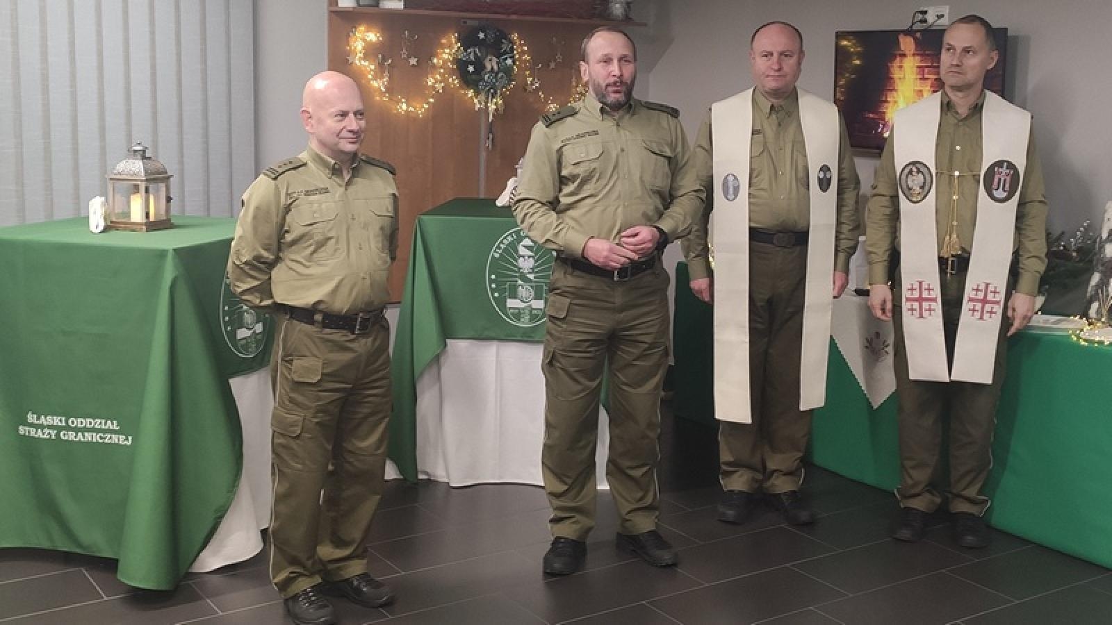 Zdjęcie w galerii na portalu naszraciborz.pl: Świąteczne spotkania opłatkowe w Śląskim Oddziale Straży Granicznej wiadomości z regionu