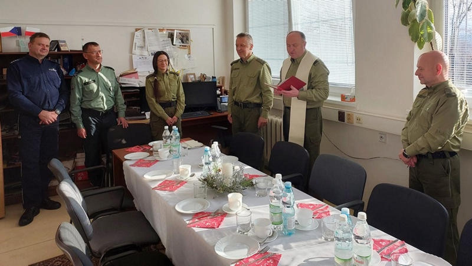 Zdjęcie w galerii na portalu naszraciborz.pl: Świąteczne spotkania opłatkowe w Śląskim Oddziale Straży Granicznej wiadomości z regionu