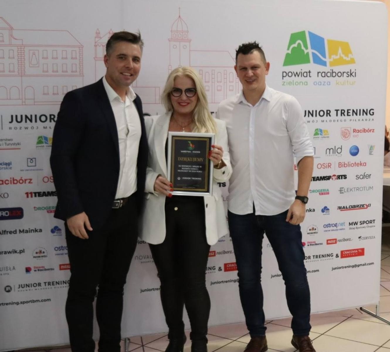 Zdjęcie w galerii na portalu naszraciborz.pl: I gala sportowa młodych mistrzów Junior Trening [FOTO] wiadomości z regionu