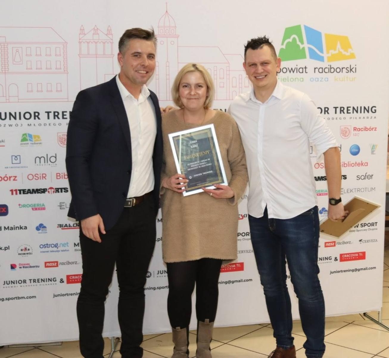 Zdjęcie w galerii na portalu naszraciborz.pl: I gala sportowa młodych mistrzów Junior Trening [FOTO] wiadomości z regionu