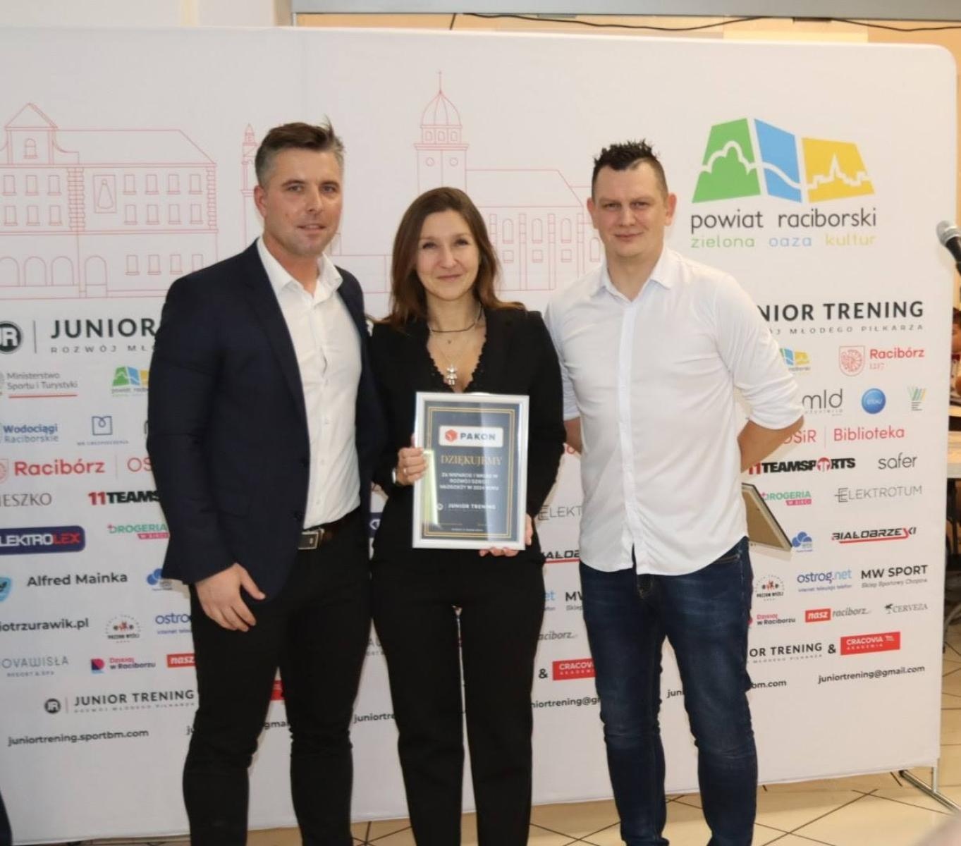 Zdjęcie w galerii na portalu naszraciborz.pl: I gala sportowa młodych mistrzów Junior Trening [FOTO] wiadomości z regionu