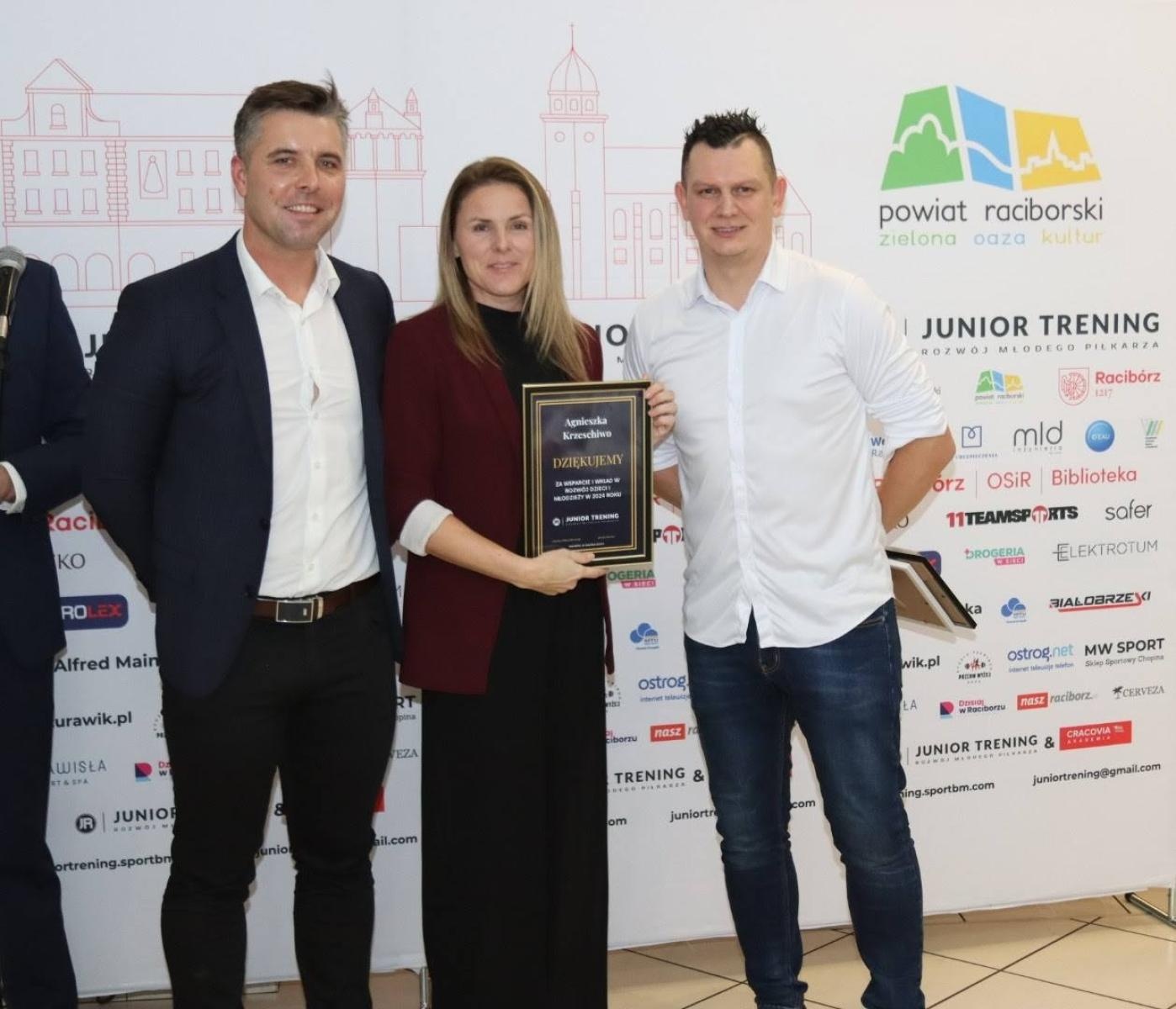 Zdjęcie w galerii na portalu naszraciborz.pl: I gala sportowa młodych mistrzów Junior Trening [FOTO] wiadomości z regionu