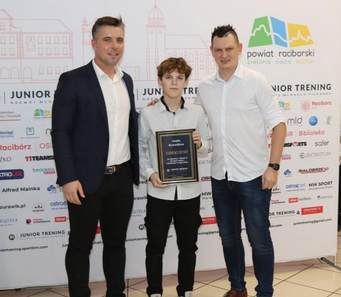 Zdjęcie w galerii na portalu naszraciborz.pl: I gala sportowa młodych mistrzów Junior Trening [FOTO] wiadomości z regionu