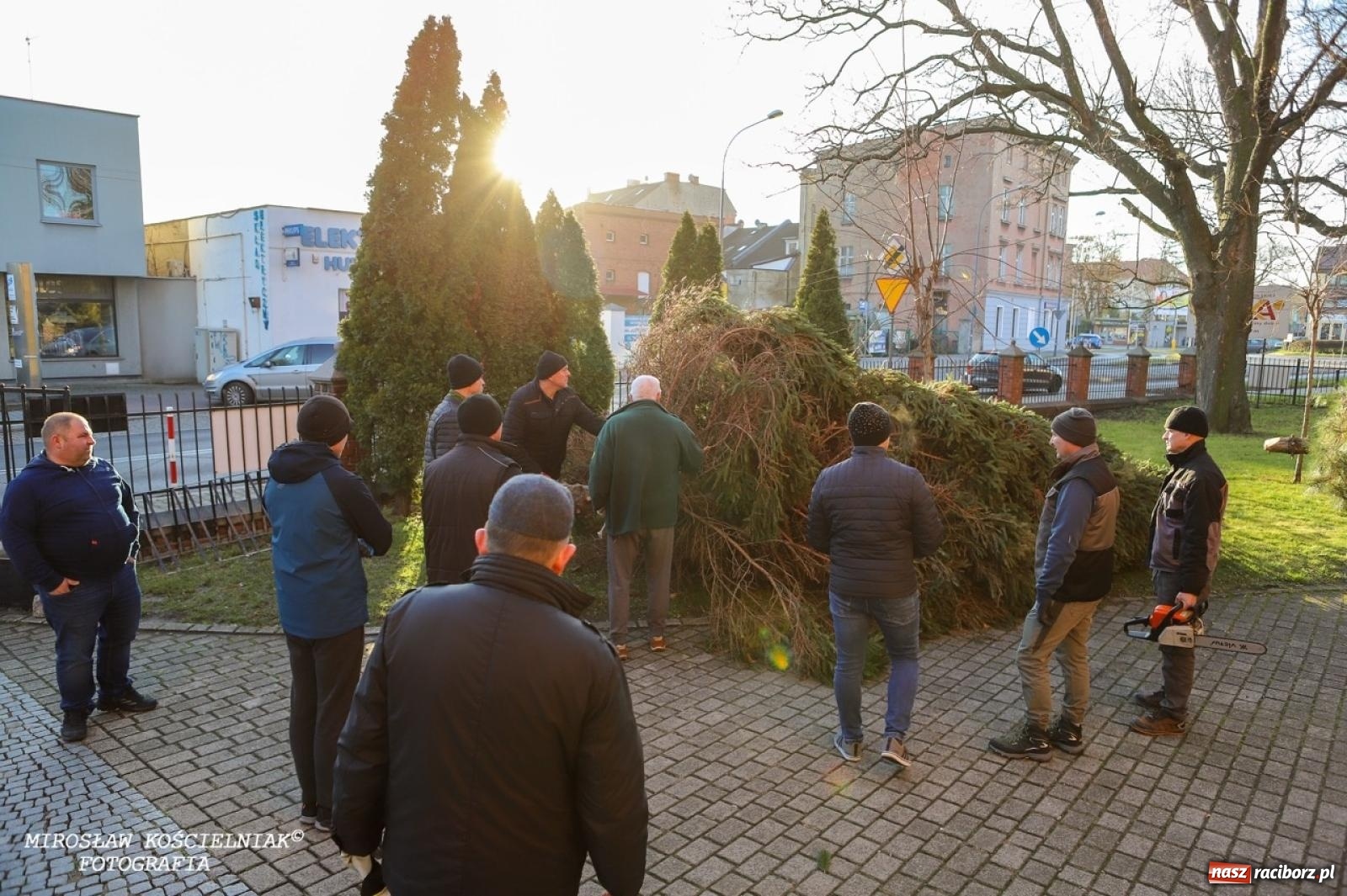 Zdjęcie w galerii na portalu naszraciborz.pl: Montaż szopki bożonarodzeniowej w kościele św. Mikołaja w Raciborzu [FOTO] wiadomości z regionu