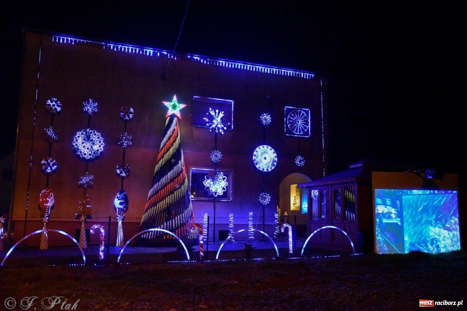 Zdjęcie w galerii na portalu naszraciborz.pl: Śląskie Griswoldowo, czyli Nowa Wioska zaprasza do świątecznego świata iluminacji wiadomości z regionu