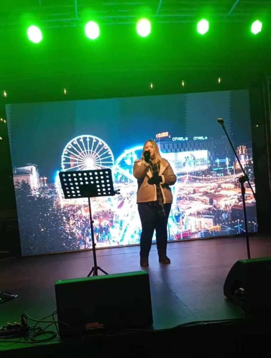 Zdjęcie w galerii na portalu naszraciborz.pl: Raciborzanki wystąpiły na jarmarku w Katowicach wiadomości z regionu