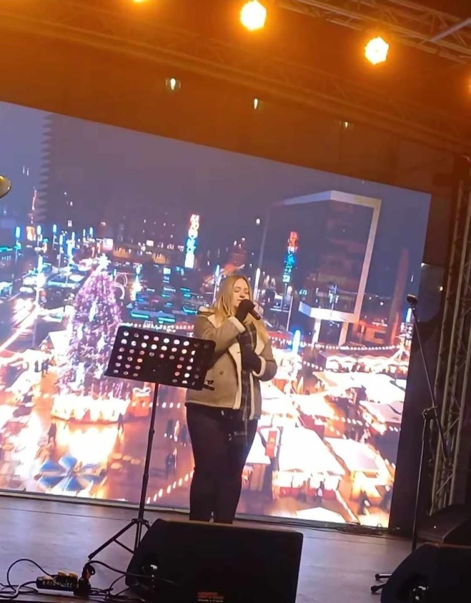 Zdjęcie w galerii na portalu naszraciborz.pl: Raciborzanki wystąpiły na jarmarku w Katowicach wiadomości z regionu