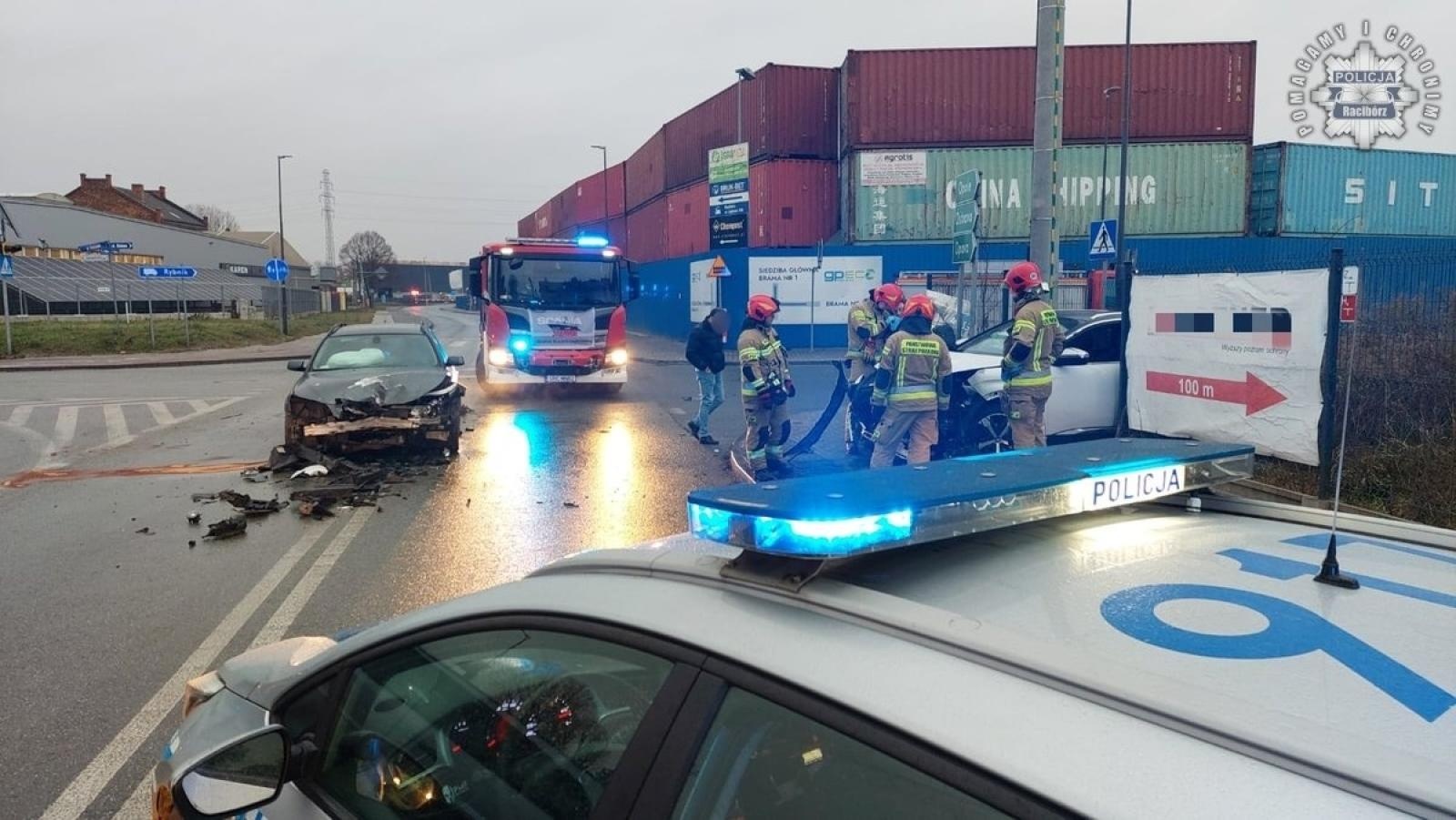 Zdjęcie w galerii na portalu naszraciborz.pl: Zderzenie na Łąkowej. Sprawa trafi przed oblicze sądu wiadomości z regionu