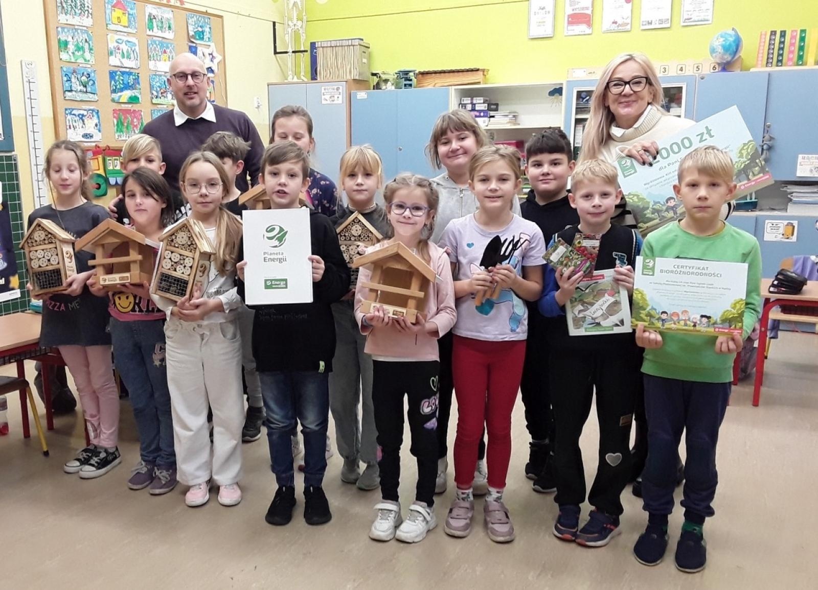 Zdjęcie w galerii na portalu naszraciborz.pl: Nagroda Planety Energii dla Szkoły Podstawowej w Nędzy! wiadomości z regionu