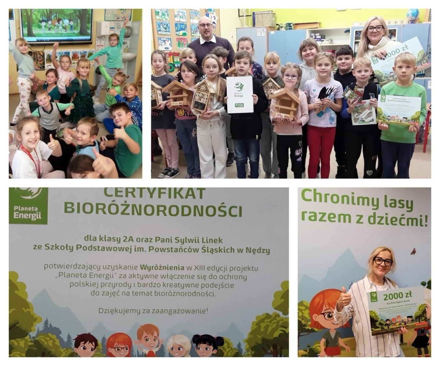 Zdjęcie w galerii na portalu naszraciborz.pl: Nagroda Planety Energii dla Szkoły Podstawowej w Nędzy! wiadomości z regionu