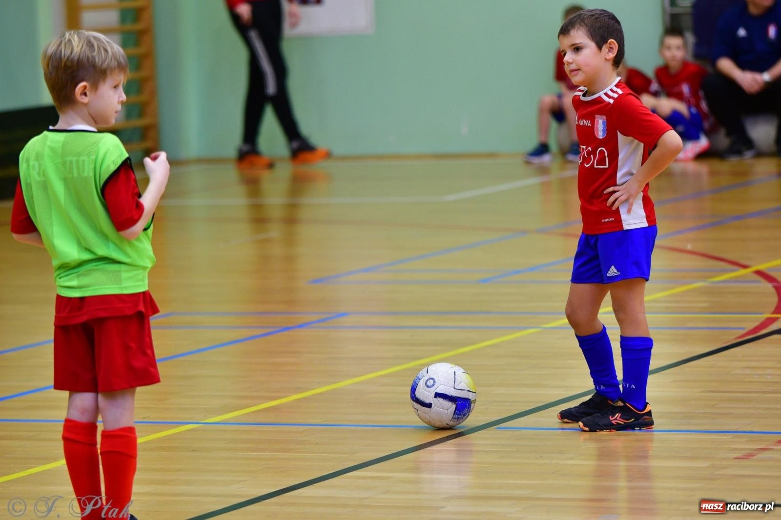 Zdjęcie w galerii na portalu naszraciborz.pl: Junior Futsal Cup. Zmagania skrzatów w hali OSiR Racibórz [FOTO] wiadomości z regionu