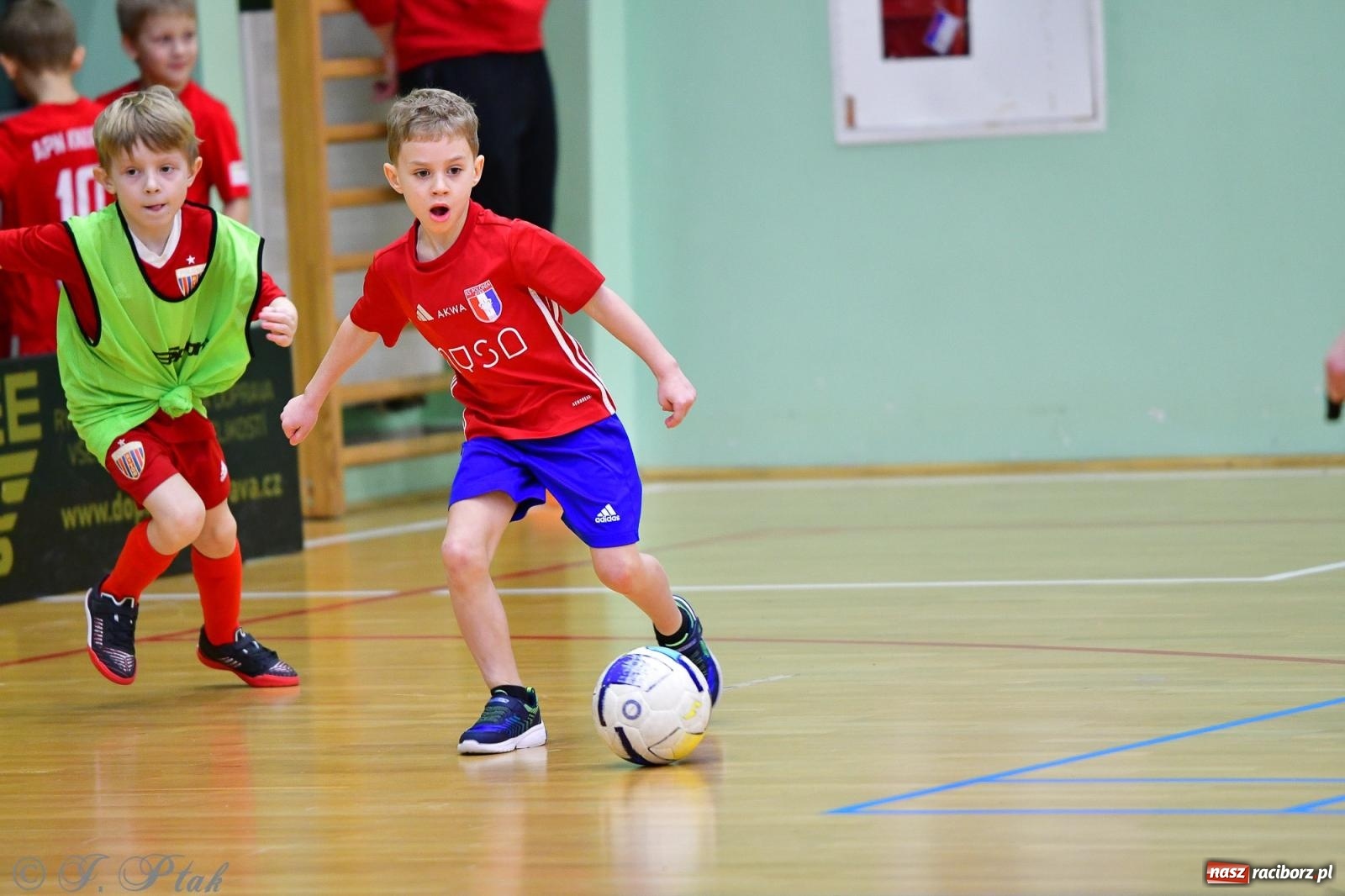 Zdjęcie w galerii na portalu naszraciborz.pl: Junior Futsal Cup. Zmagania skrzatów w hali OSiR Racibórz [FOTO] wiadomości z regionu