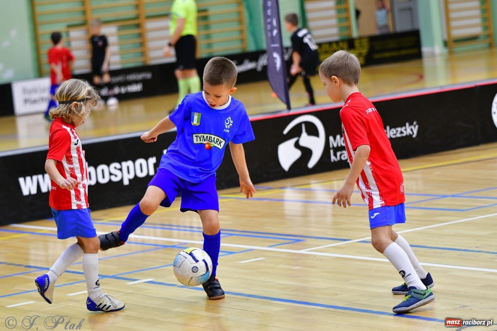 Zdjęcie w galerii na portalu naszraciborz.pl: Junior Futsal Cup. Zmagania skrzatów w hali OSiR Racibórz [FOTO] wiadomości z regionu