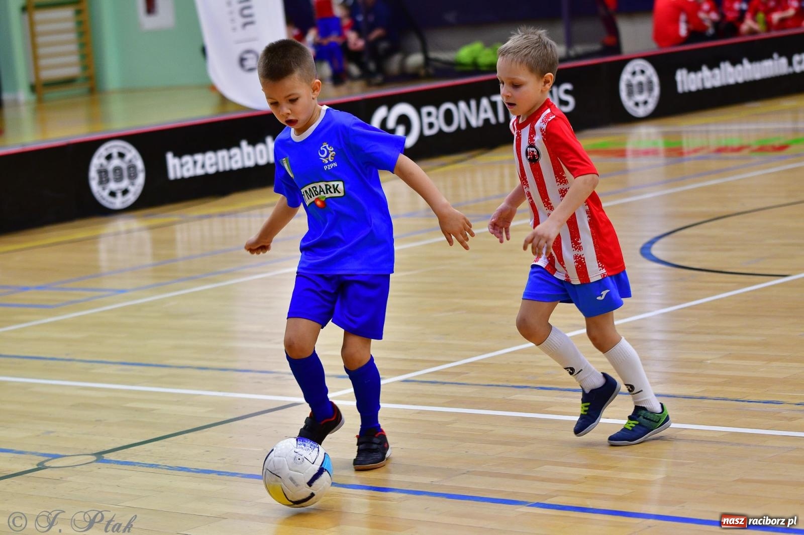Zdjęcie w galerii na portalu naszraciborz.pl: Junior Futsal Cup. Zmagania skrzatów w hali OSiR Racibórz [FOTO] wiadomości z regionu