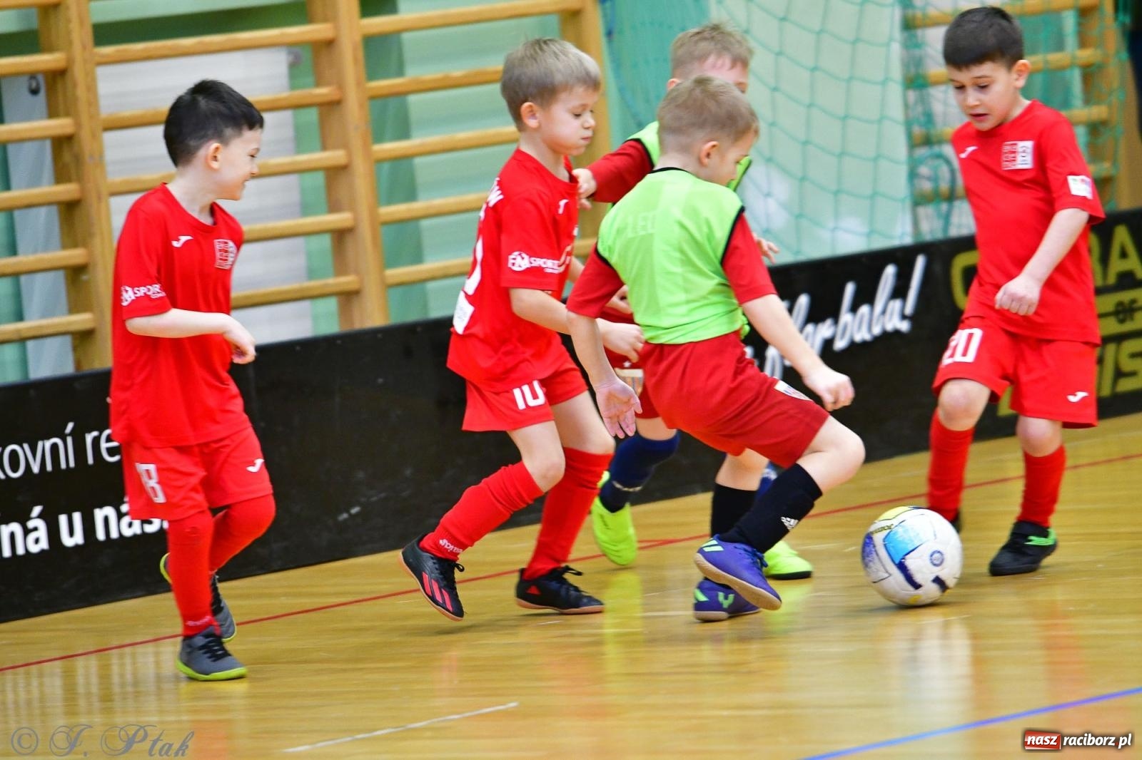 Zdjęcie w galerii na portalu naszraciborz.pl: Junior Futsal Cup. Zmagania skrzatów w hali OSiR Racibórz [FOTO] wiadomości z regionu