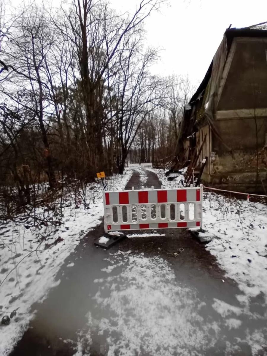 Zdjęcie w galerii na portalu naszraciborz.pl: Czasowe zamknięcie fragmentu szlaku turystycznego w rezerwacie przyrody Łężczok wiadomości z regionu