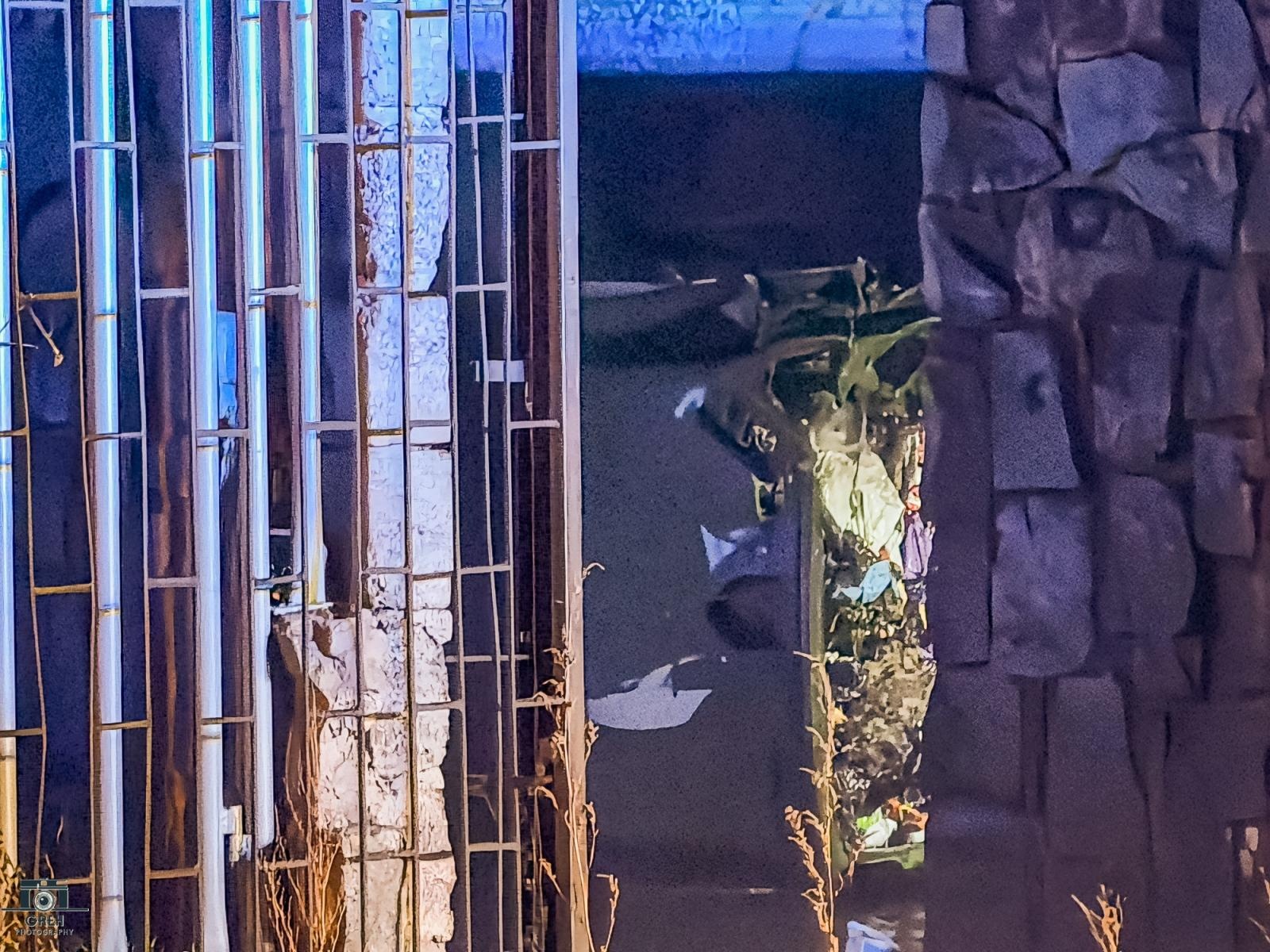 Zdjęcie w galerii na portalu naszraciborz.pl: Łuna ognia na Pomnikowej. Spłonęły trzy kontenery [FOTO] wiadomości z regionu