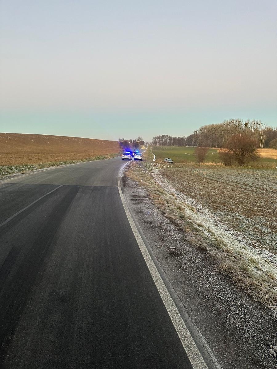 Zdjęcie w galerii na portalu naszraciborz.pl: Kolizja w Bolesławiu: Kierująca Fiatem Punto wypadła z drogi wiadomości z regionu