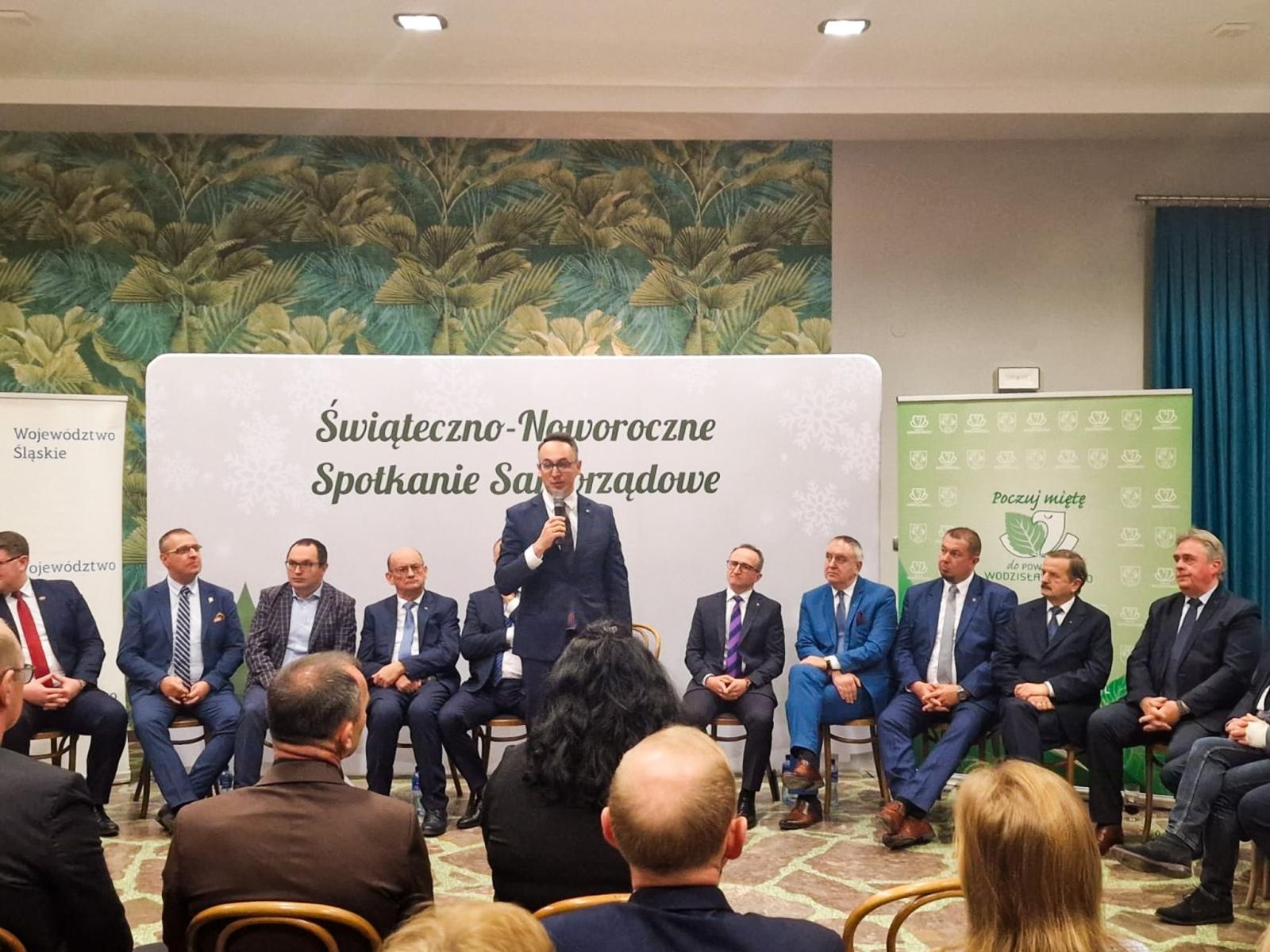 Zdjęcie w galerii na portalu naszraciborz.pl: Noworoczne Spotkanie Samorządowe w Gołkowicach. Starosta o drodze Racibórz-Pszczyna wiadomości z regionu