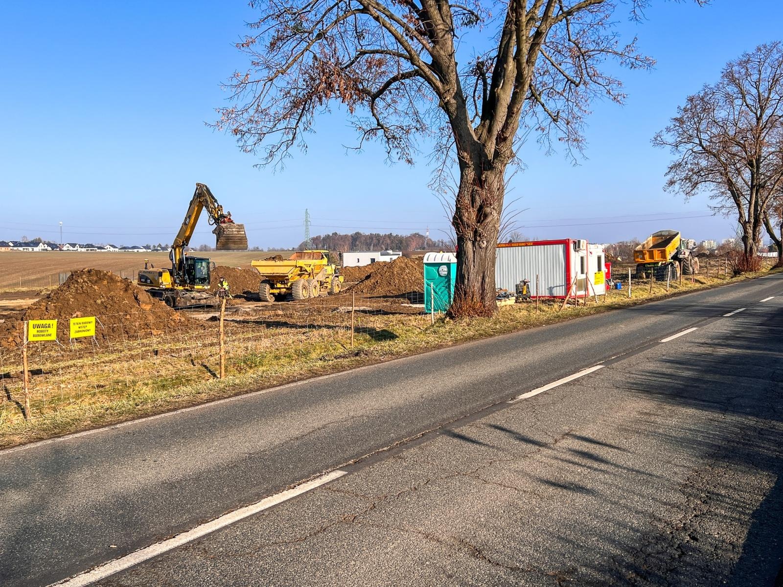Zdjęcie w galerii na portalu naszraciborz.pl: Ruszyła budowa nowego parku handlowego w Raciborzu [FOTO i WIDEO] wiadomości z regionu