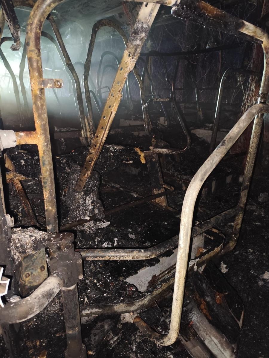 Zdjęcie w galerii na portalu naszraciborz.pl: Spłonął autobus raciborskiego PKS-u [FOTO i WIDEO] wiadomości z regionu