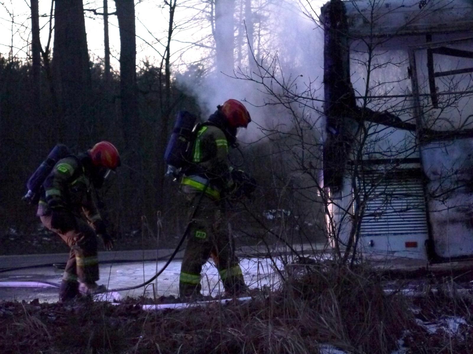 Zdjęcie w galerii na portalu naszraciborz.pl: Spłonął autobus raciborskiego PKS-u [FOTO i WIDEO] wiadomości z regionu