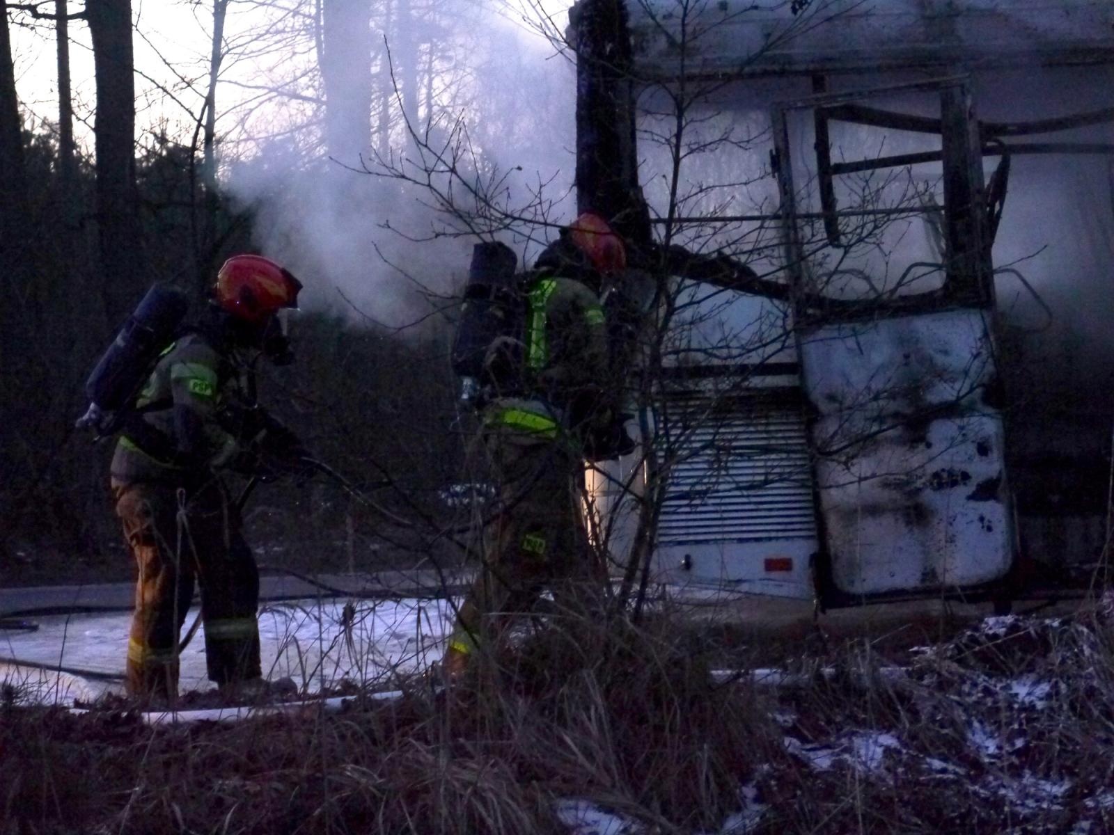 Zdjęcie w galerii na portalu naszraciborz.pl: Spłonął autobus raciborskiego PKS-u [FOTO i WIDEO] wiadomości z regionu