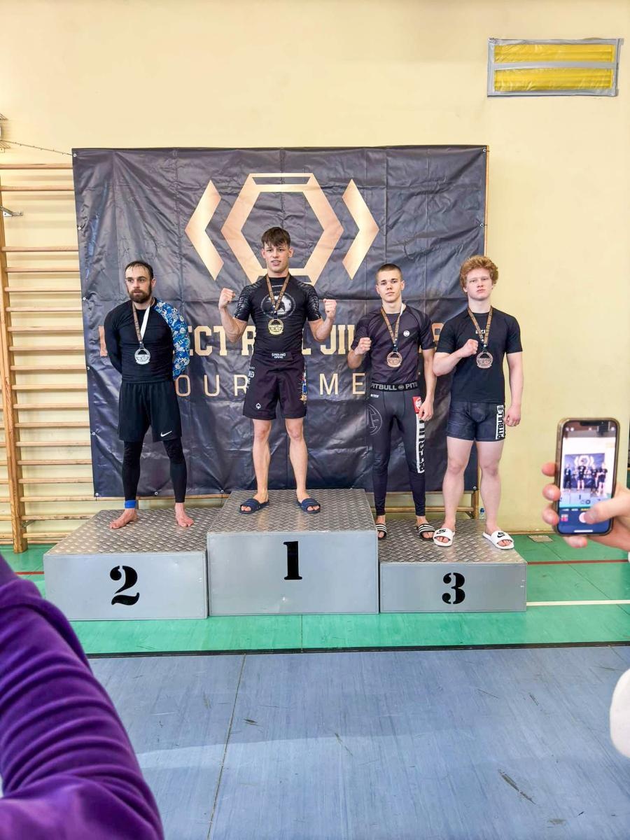 Zdjęcie w galerii na portalu naszraciborz.pl: Łamatorzy na podium zawodów w jiu-jitsu wiadomości z regionu