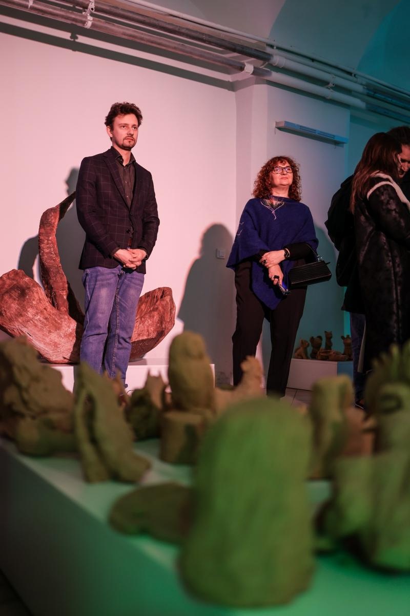 Zdjęcie w galerii na portalu naszraciborz.pl: Wernisaż wystawy Pracowni Rzeźby RCK w dawnym Labiryncie wiadomości z regionu