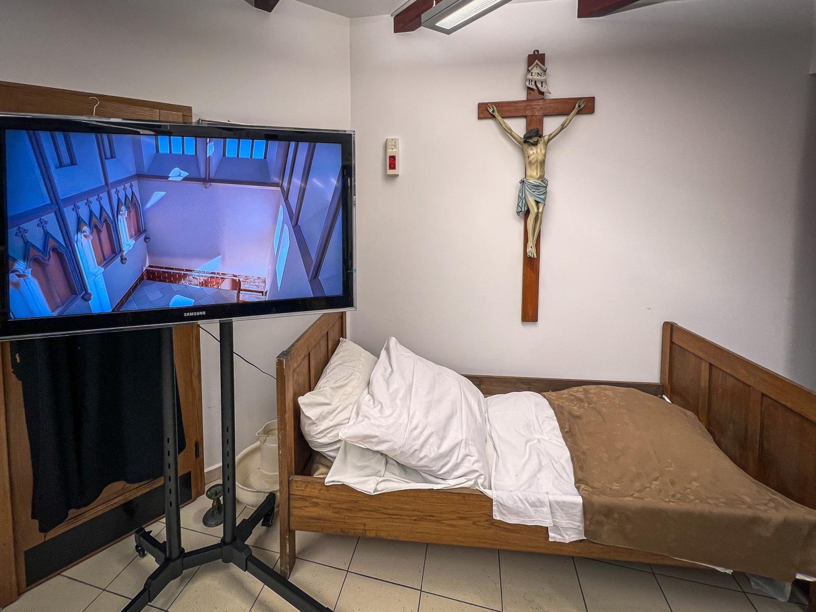 Zdjęcie w galerii na portalu naszraciborz.pl: Pierwsza tegoroczna Msza św. w kaplicy zamkowej i prezentacja animacji o jej historii [WIDEO] wiadomości z regionu