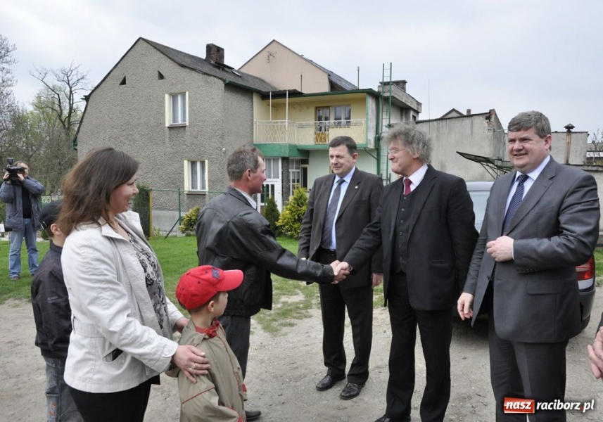 Zdjęcie w galerii na portalu naszraciborz.pl: Minister Plocke obiecuje ziemię wiadomości z regionu
