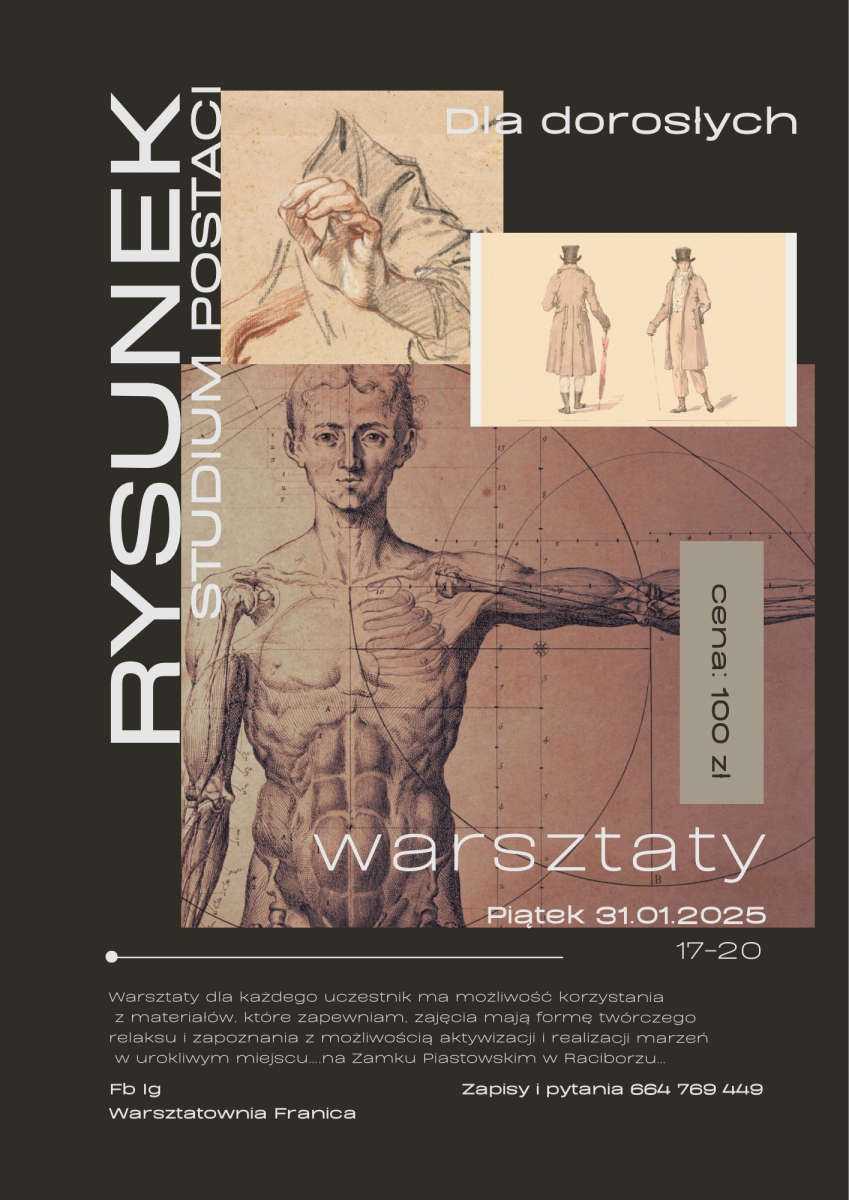 Zdjęcie w galerii na portalu naszraciborz.pl: Pracownia Artystyczna na Zamku – twórcze piątki dla dorosłych wiadomości z regionu