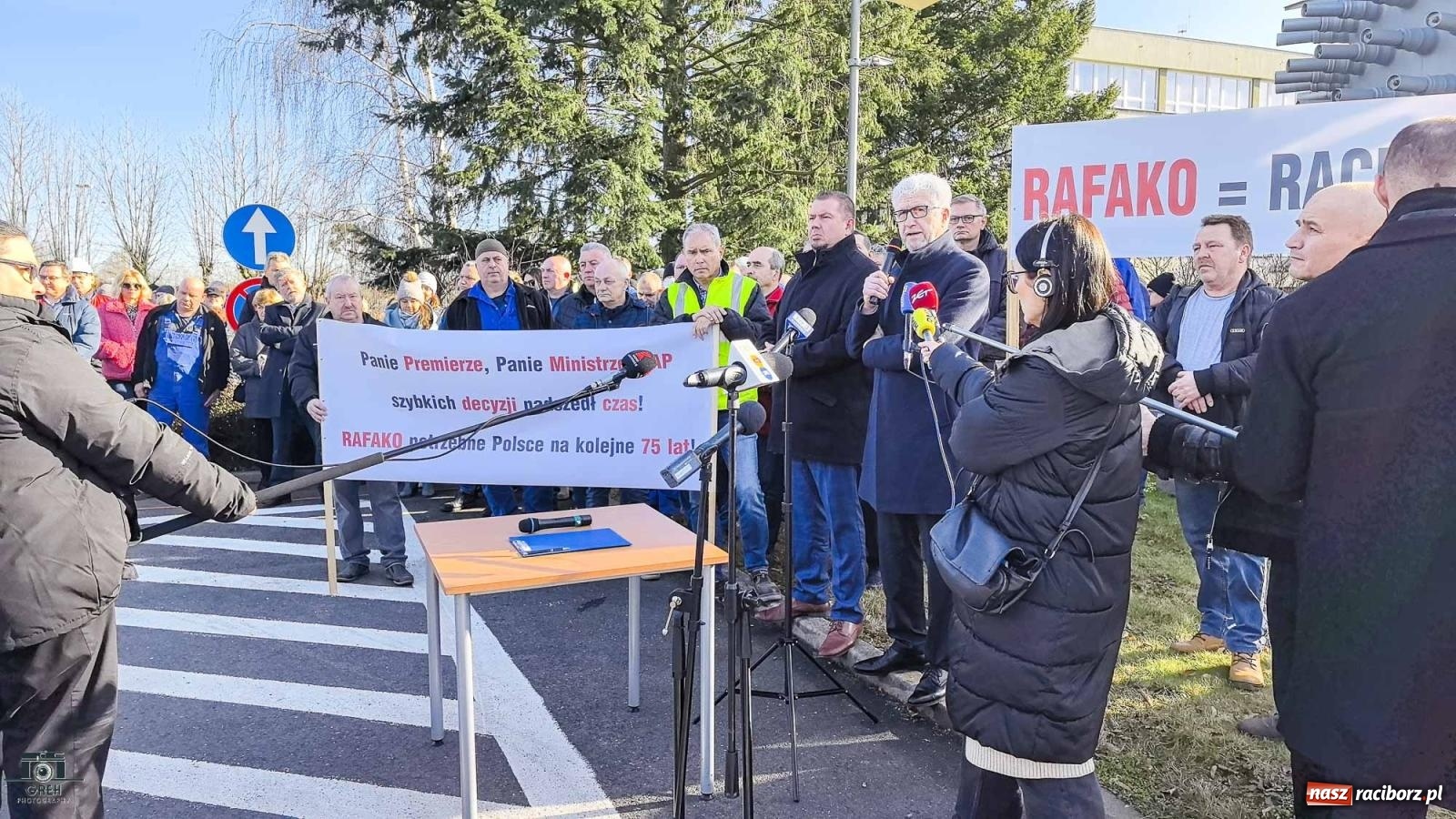Zdjęcie w galerii na portalu naszraciborz.pl: Konferencja prasowa w Rafako. Apel do premiera Tuska o ratunek dla zakładu [FOTO i WIDEO] wiadomości z regionu