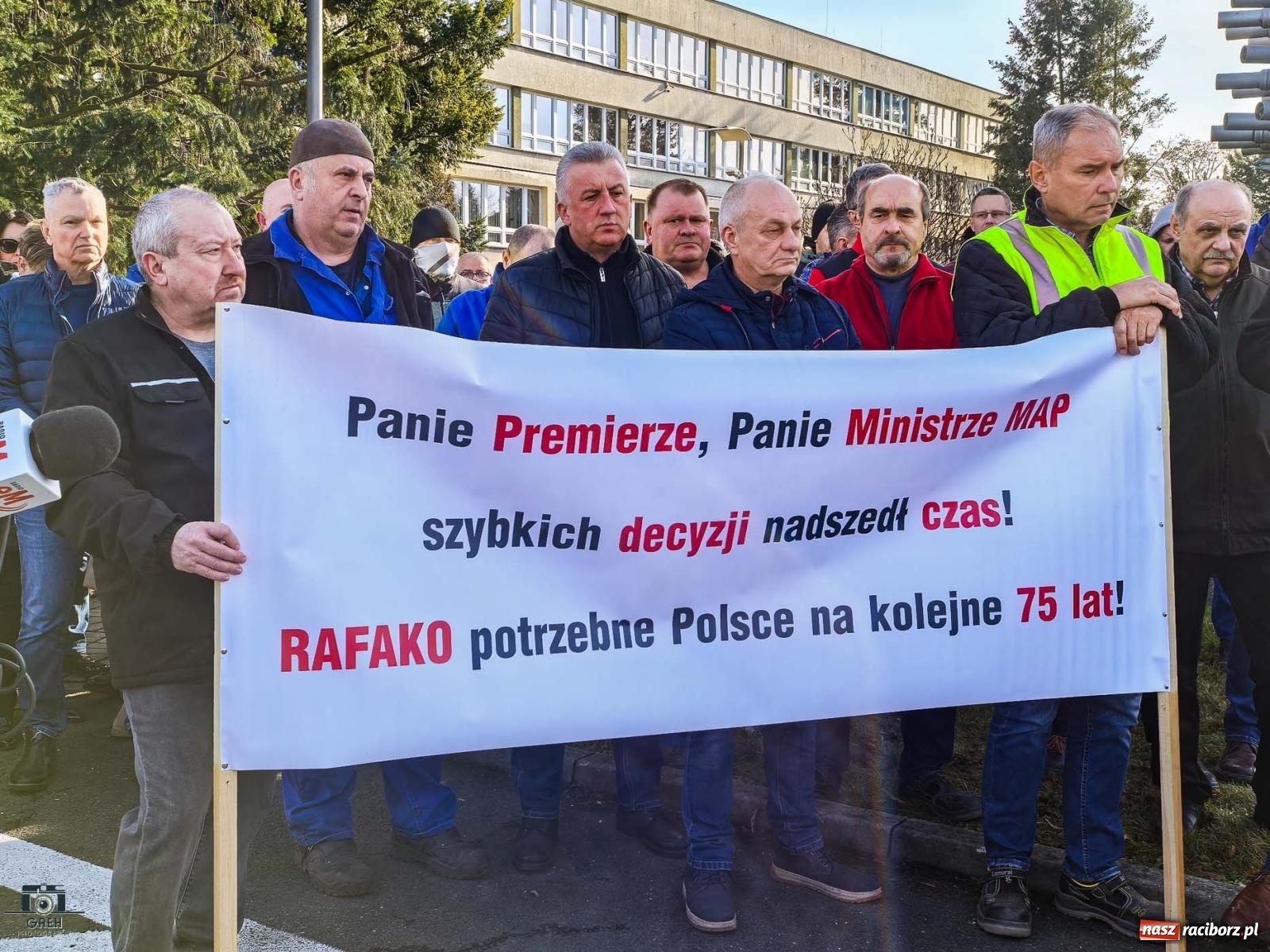 Zdjęcie w galerii na portalu naszraciborz.pl: Konferencja prasowa w Rafako. Apel do premiera Tuska o ratunek dla zakładu [FOTO i WIDEO] wiadomości z regionu