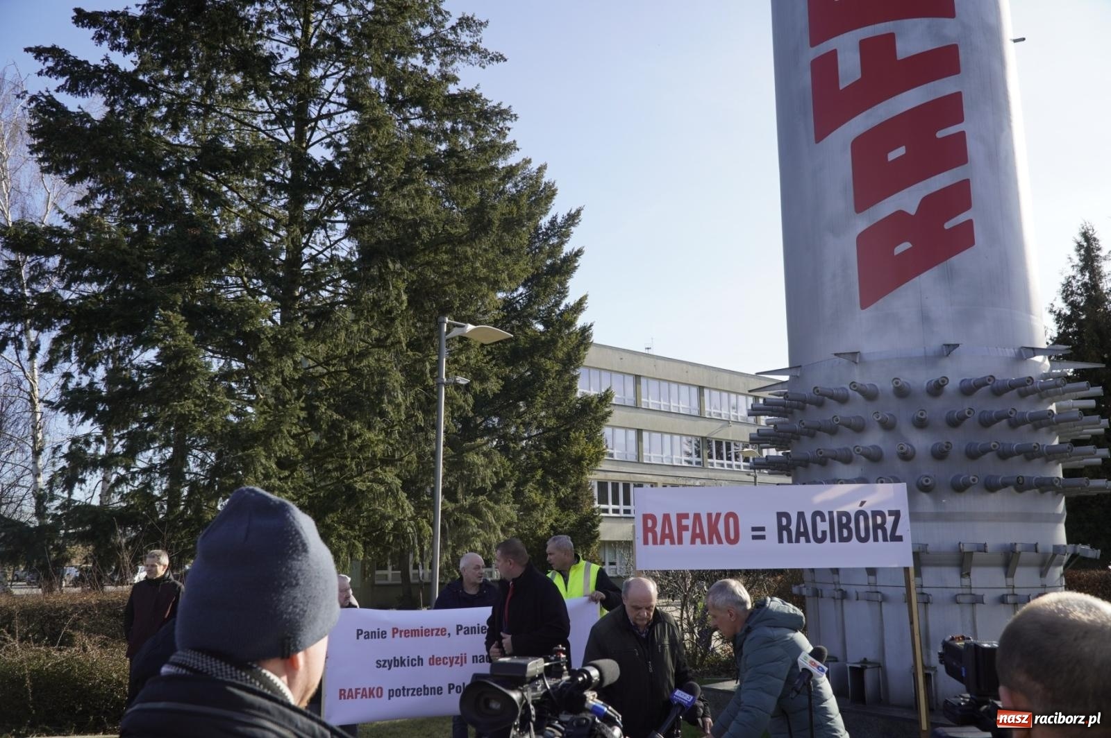Zdjęcie w galerii na portalu naszraciborz.pl: Konferencja prasowa w Rafako. Apel do premiera Tuska o ratunek dla zakładu [FOTO i WIDEO] wiadomości z regionu
