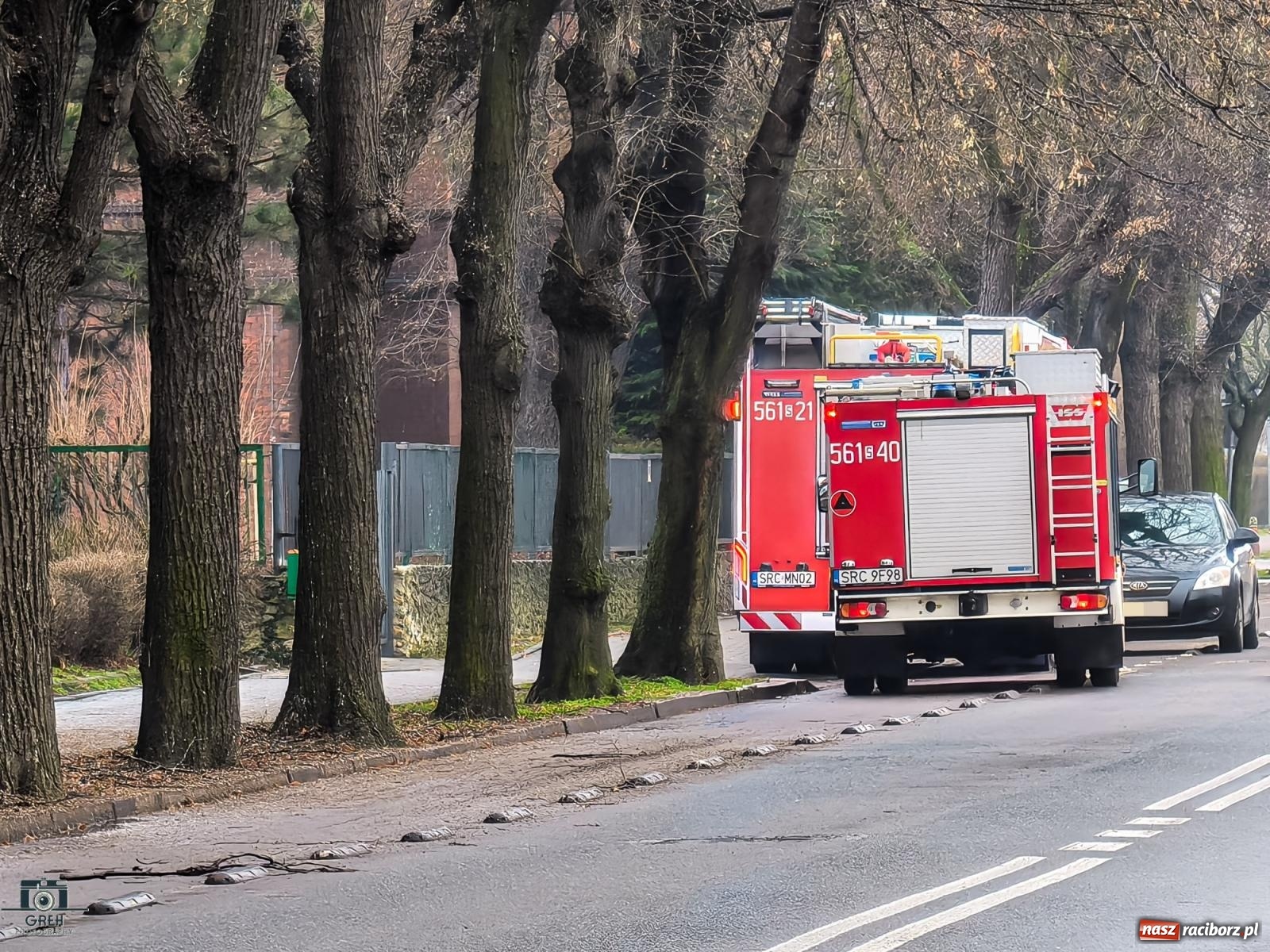Zdjęcie w galerii na portalu naszraciborz.pl: Alarm bombowy w CKZiU nr 1 w Raciborzu wiadomości z regionu