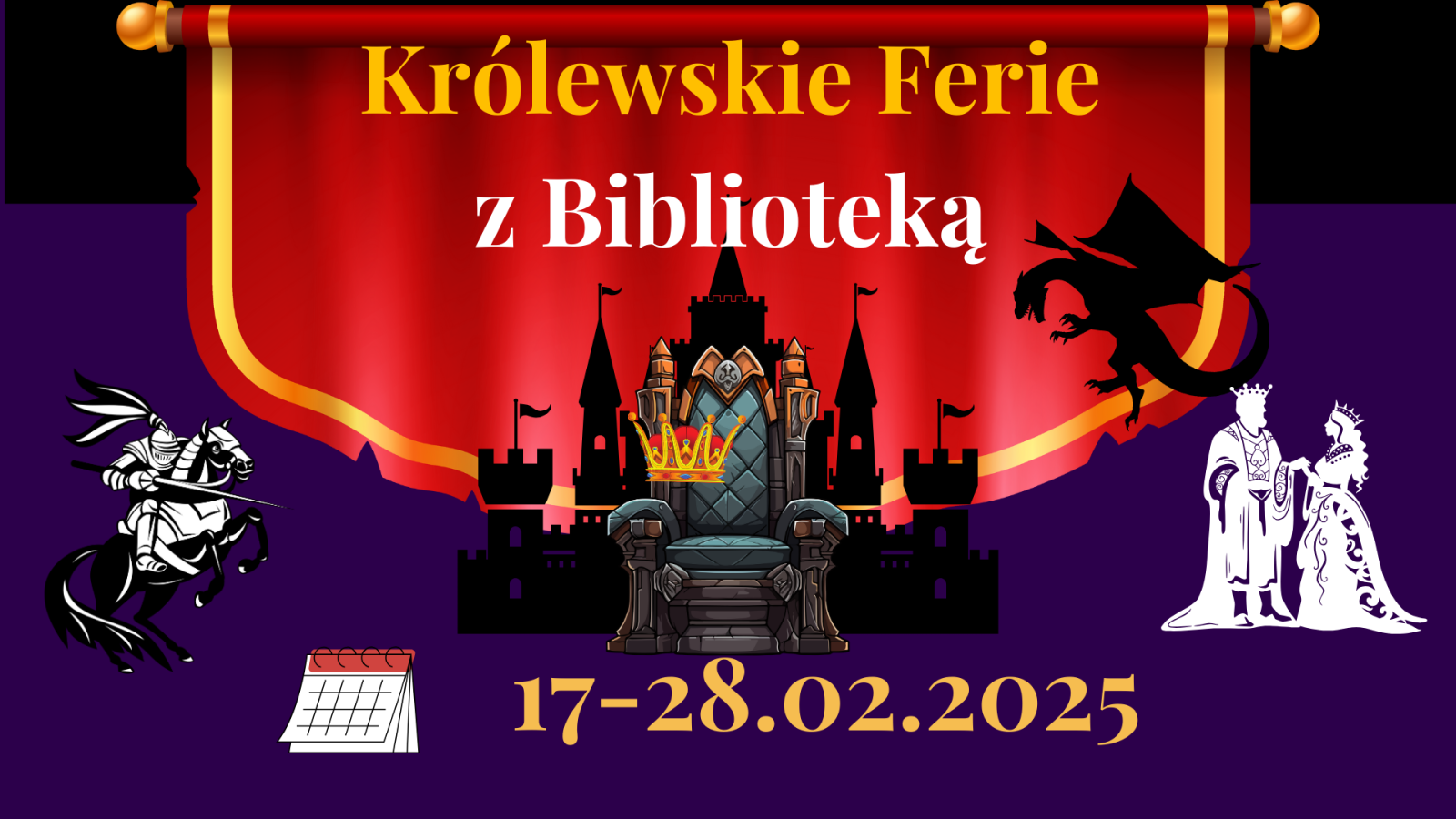 Zdjęcie w galerii na portalu naszraciborz.pl: Spędź Królewskie Ferie z Biblioteką wiadomości z regionu