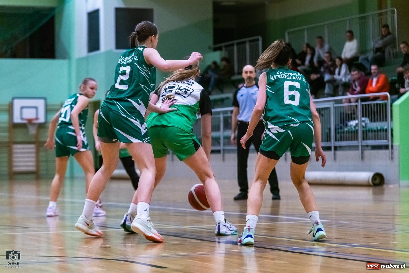 Zdjęcie w galerii na portalu naszraciborz.pl: Koszykarskie derby regionu dla wodzisławskiej Olimpii [FOTO i WIDEO] wiadomości z regionu