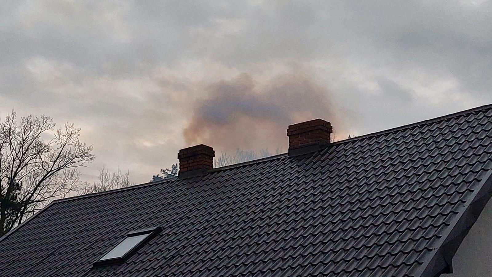 Zdjęcie w galerii na portalu naszraciborz.pl: Pożar sadzy w kominie w Jankowicach [FOTO] wiadomości z regionu