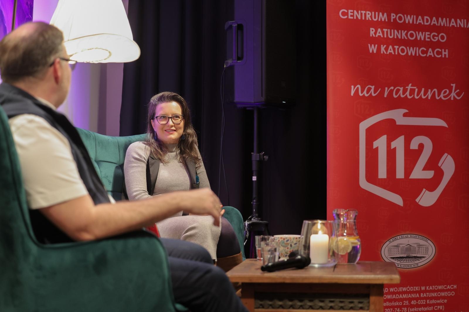 Zdjęcie w galerii na portalu naszraciborz.pl: 112 – numer, który ratuje życie! Spotkanie W PUNKT z Jakubem Rusinem-Anderskim wiadomości z regionu