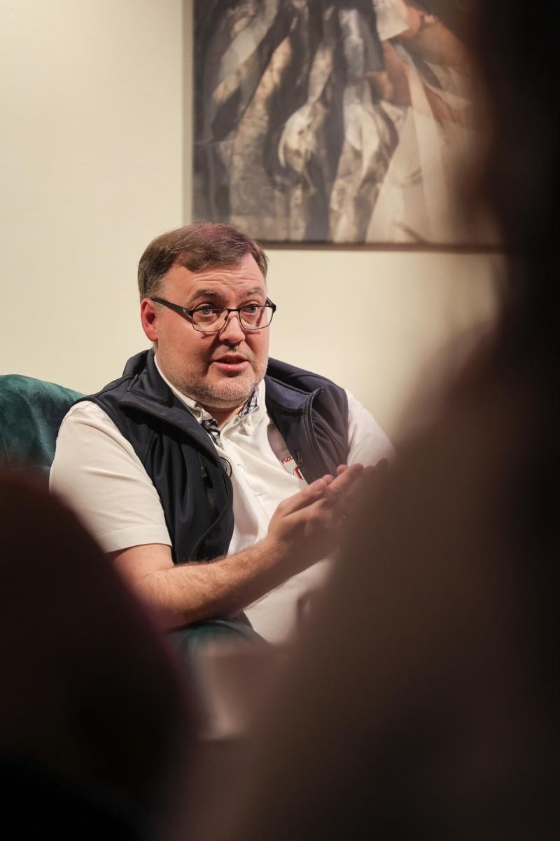 Zdjęcie w galerii na portalu naszraciborz.pl: 112 – numer, który ratuje życie! Spotkanie W PUNKT z Jakubem Rusinem-Anderskim wiadomości z regionu